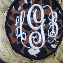BLOOPER KIDS: Monogrammed Kids Straw Hat