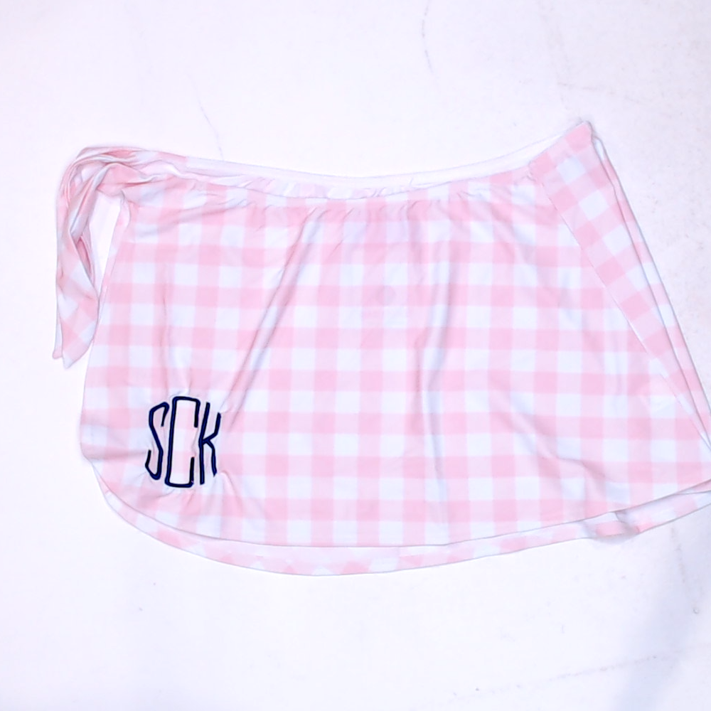 BLOOPER SWIM: Monogrammed Sarong