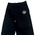 BLOOPER CLOTHING: Monogrammed Wide Leg Pants