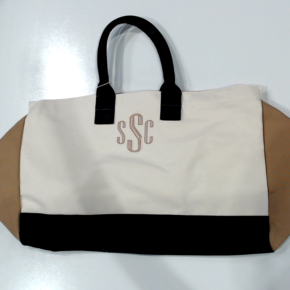 BLOOPER BAG: Monogrammed Upscale Weekender