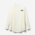 Howard Bison Sweatshirt Cardigan in Ivory