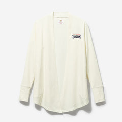 Howard Bison Sweatshirt Cardigan in Ivory