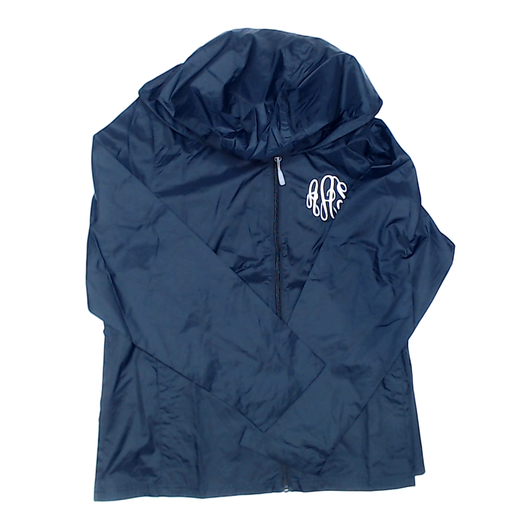 BLOOPER CLOTHING: Monogrammed Lightweight Rain Jacket