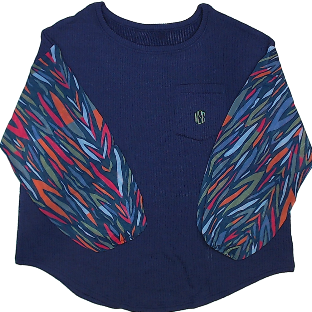 BLOOPER CLOTHING: Monogrammed Puff Sleeve Top