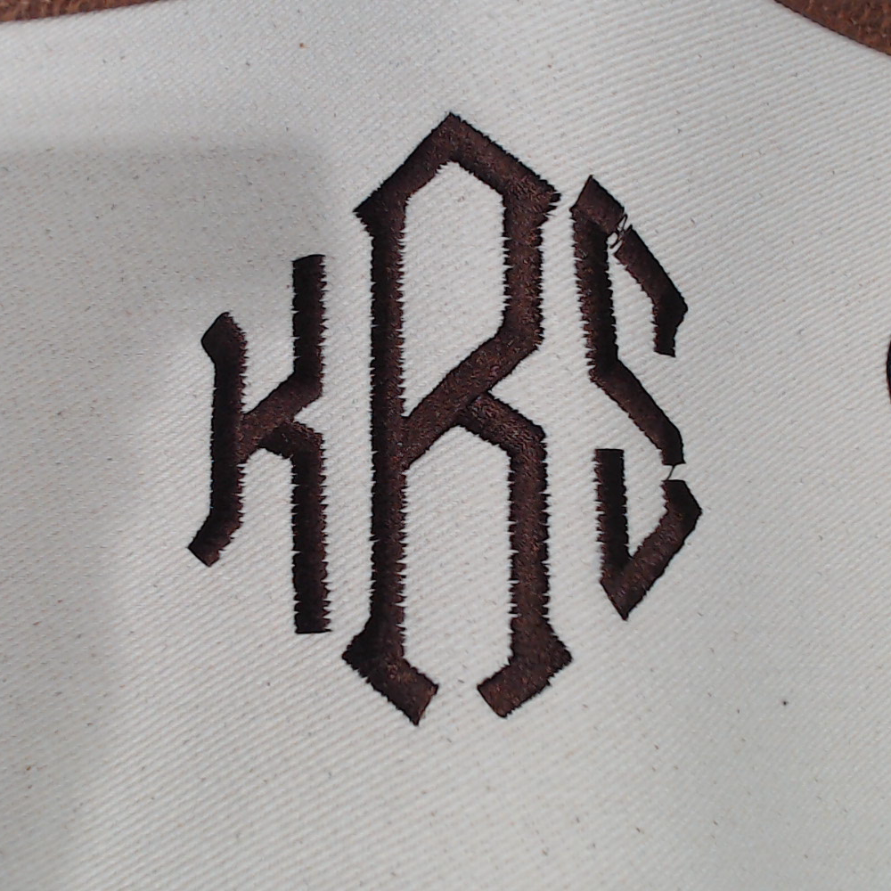 BLOOPER BAG: Monogrammed Vintage Weekender