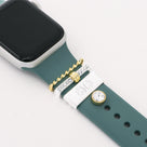 Personalized Smart Watch Charm Set | Multi Silver