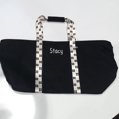 BLOOPER BAG: Monogrammed Extra Large Tote Bag