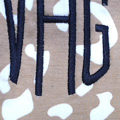 BLOOPER KIDS: Monogrammed Kids Striped Sleeve Shirt