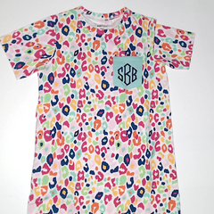 BLOOPER CLOTHING: Monogrammed T-Shirt Dress
