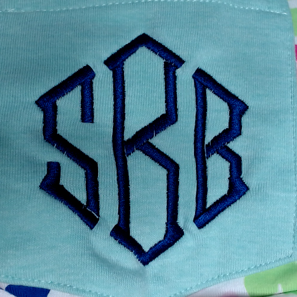 BLOOPER CLOTHING: Monogrammed T-Shirt Dress