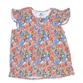 BLOOPER CLOTHING: Monogrammed Ruffle Top
