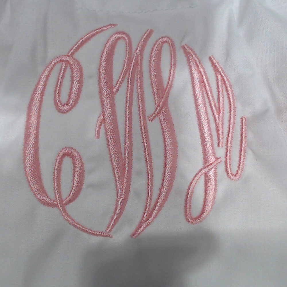 BLOOPER KIDS: Monogrammed White Eyelet Baby Bloomers