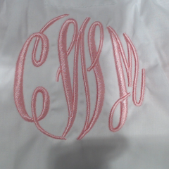 BLOOPER KIDS: Monogrammed White Eyelet Baby Bloomers