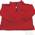 BLOOPER KIDS: Monogrammed Kids Quarter Zip Sweatshirt