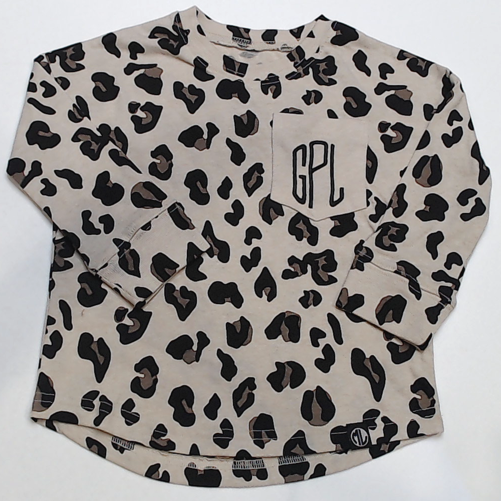 BLOOPER KIDS: Monogrammed Kids Long Sleeve Shirt