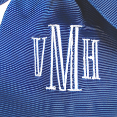 BLOOPER ACCESSORY: Monogrammed Girls Hair Bow