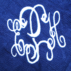 BLOOPER CLOTHING: Monogrammed Poncho