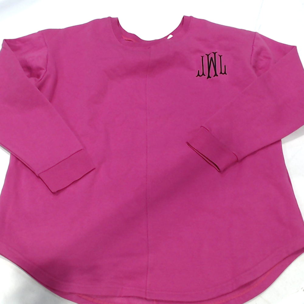 BLOOPER CLOTHING: Monogrammed Open Back Sweatshirt