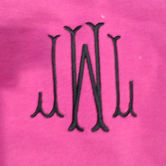 BLOOPER CLOTHING: Monogrammed Open Back Sweatshirt