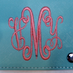 BLOOPER ACCESSORY: Monogrammed Card Holder