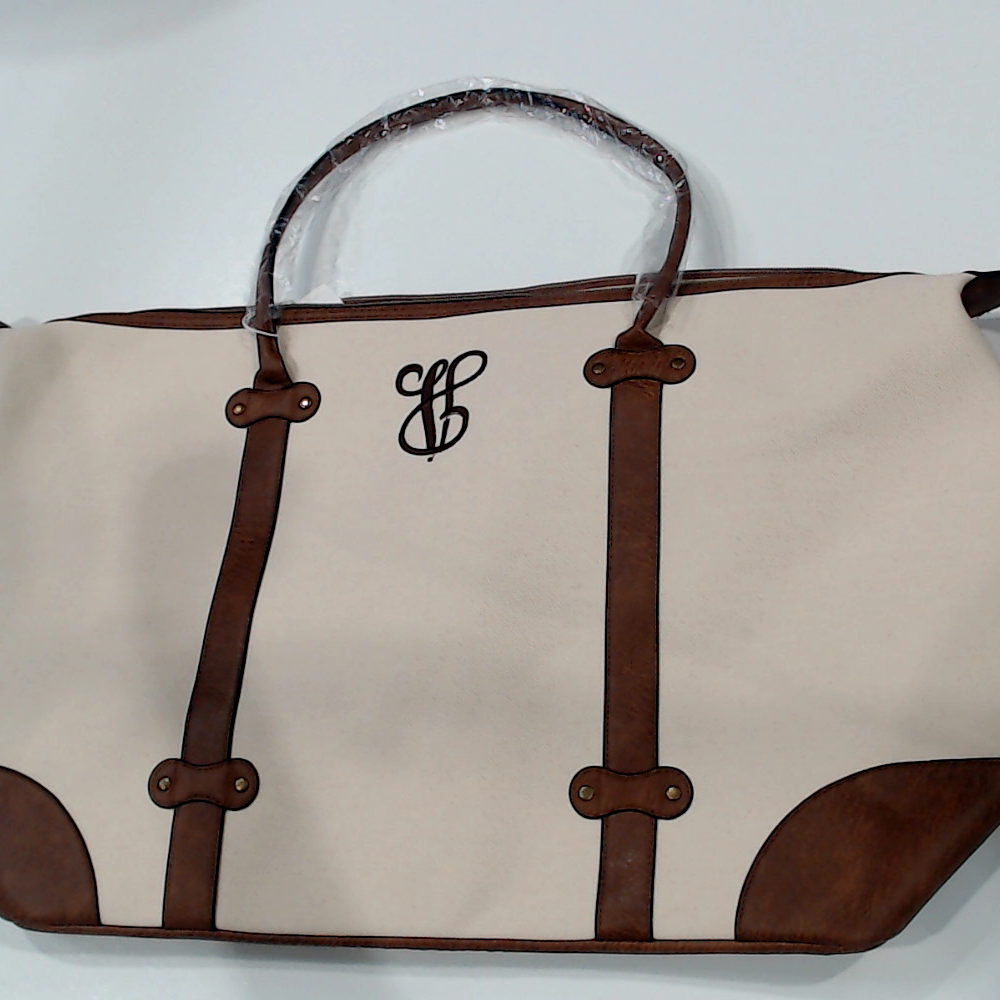 BLOOPER BAG: Monogrammed Vintage Weekender