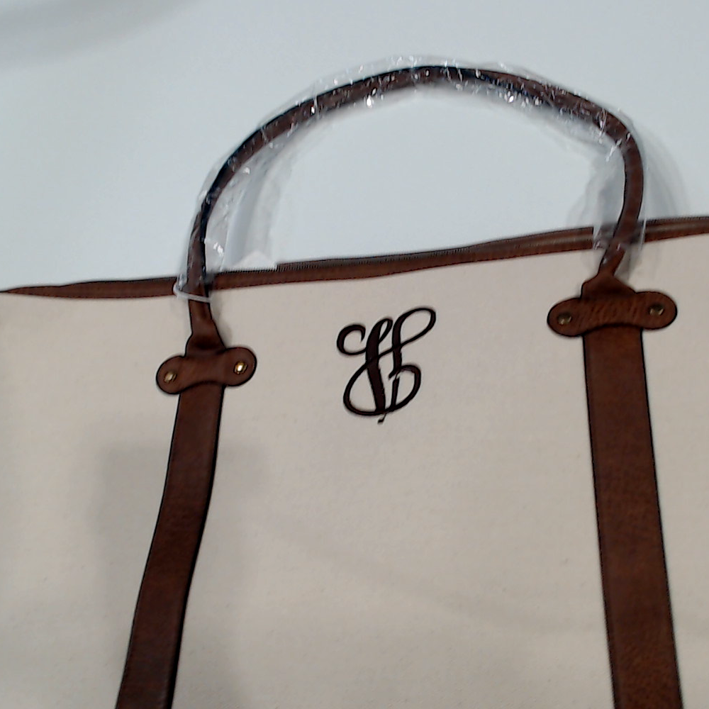 BLOOPER BAG: Monogrammed Vintage Weekender