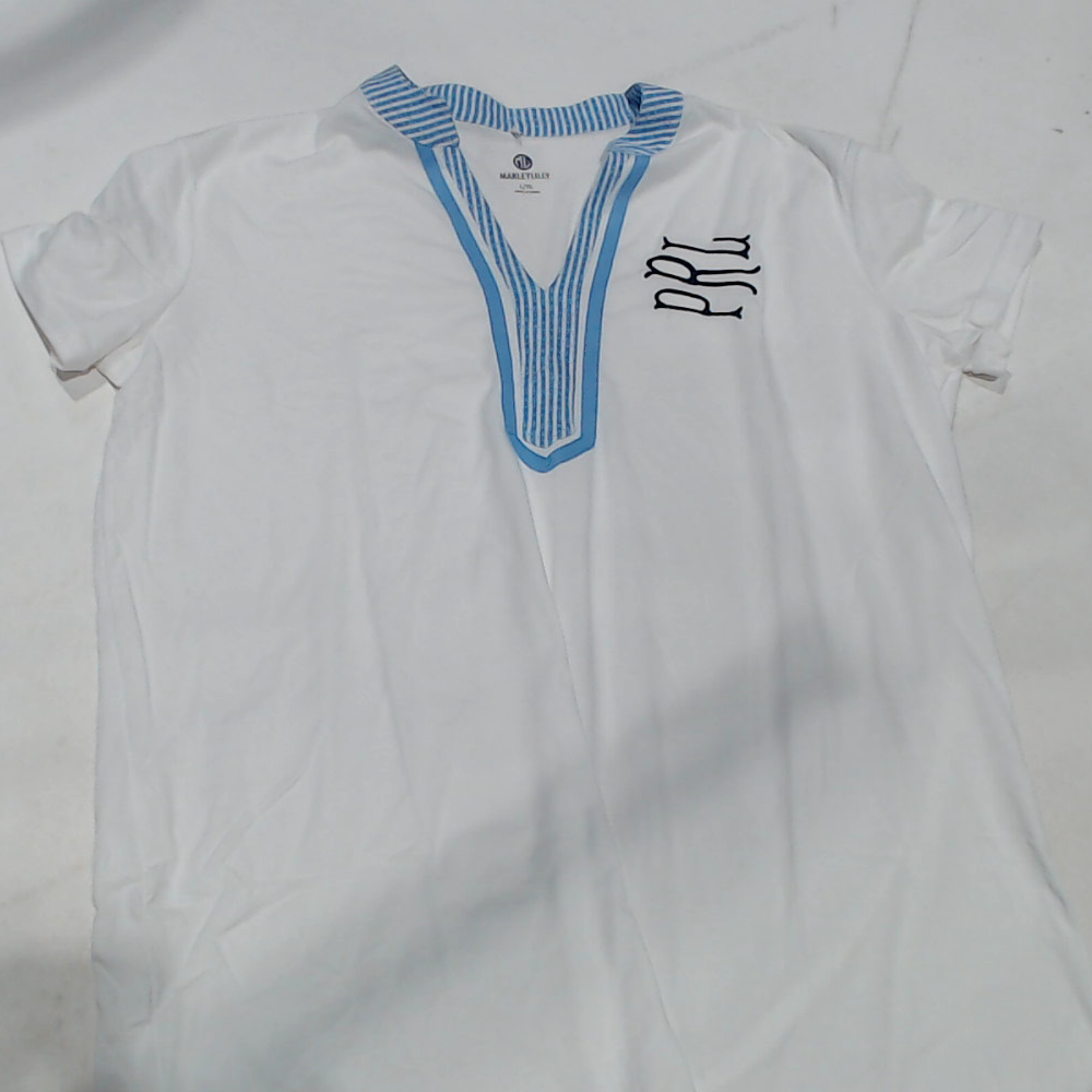 BLOOPER SWIM: Monogrammed Seersucker Cover Up