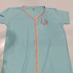 BLOOPER SWIM: Monogrammed Accent Cover Up