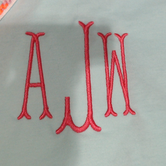 BLOOPER SWIM: Monogrammed Accent Cover Up