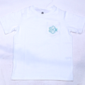 BLOOPER KIDS: Monogrammed Kids Short Sleeve Shirt