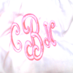 BLOOPER KIDS: Monogrammed White Eyelet Baby Bloomers