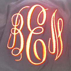BLOOPER SWIM: Monogrammed Bandeau Top