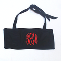 BLOOPER SWIM: Monogrammed Bandeau Top