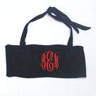 BLOOPER SWIM: Monogrammed Bandeau Top