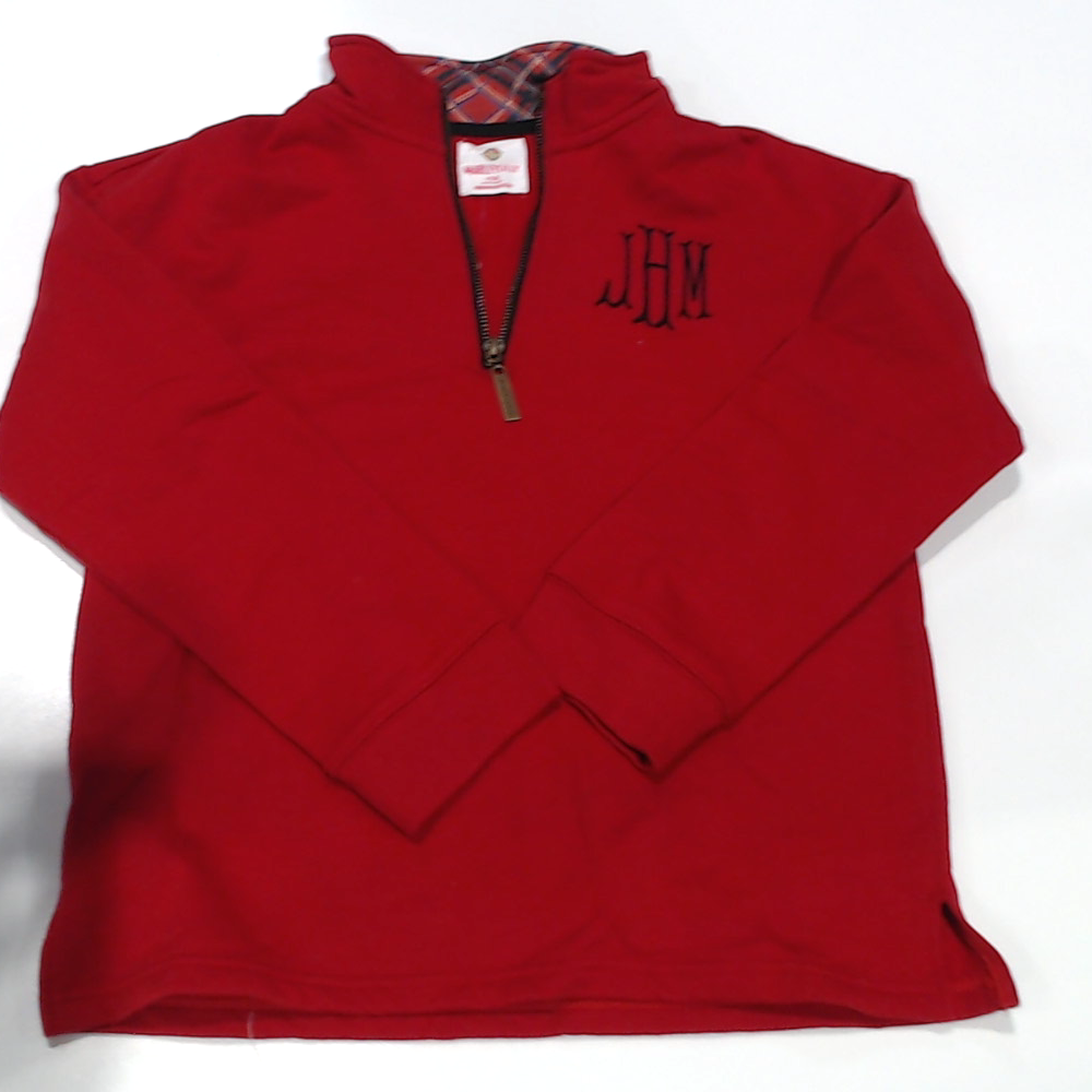 BLOOPER KIDS: Monogrammed Kids Quarter Zip Sweatshirt