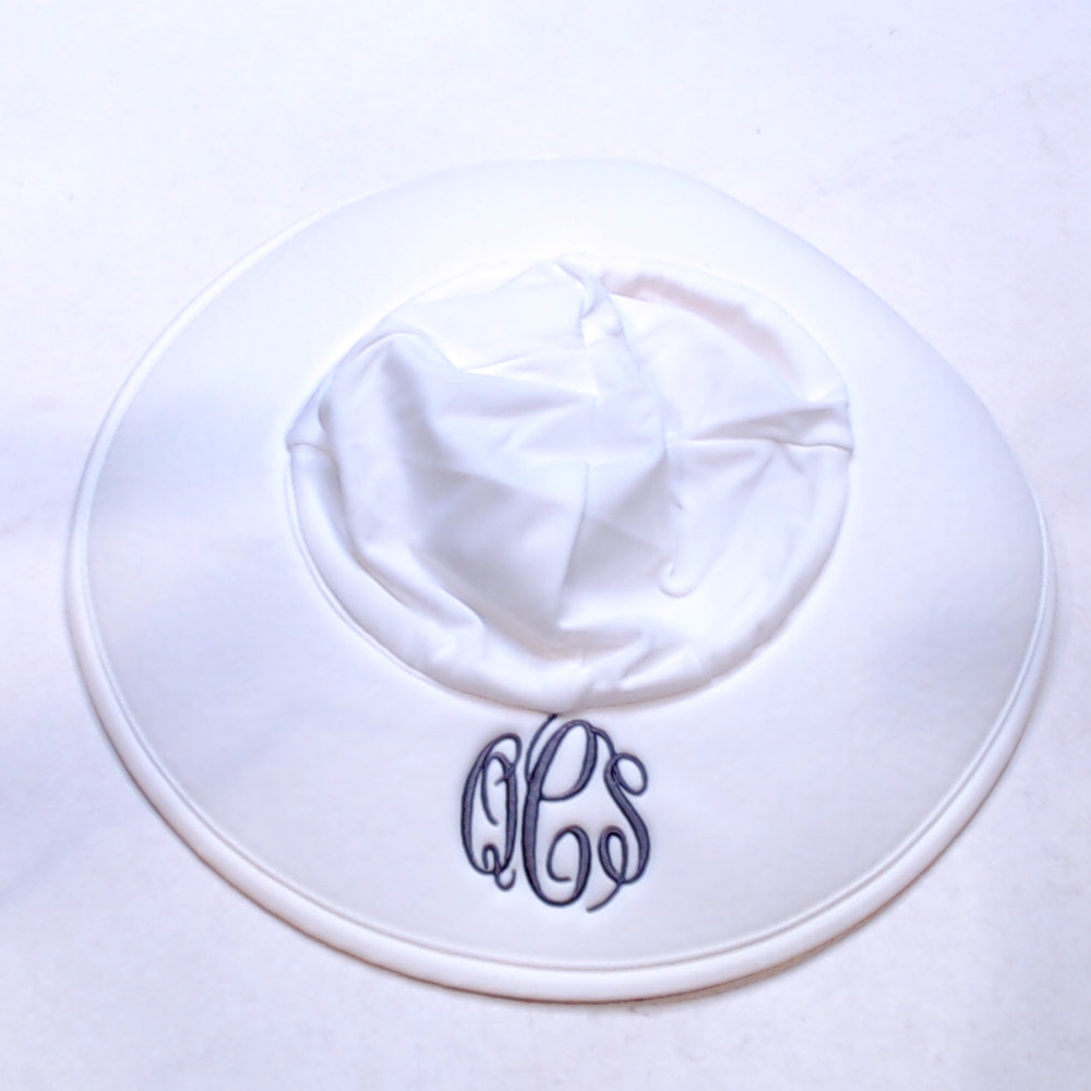 BLOOPER KIDS: Monogrammed Baby Sun Hat
