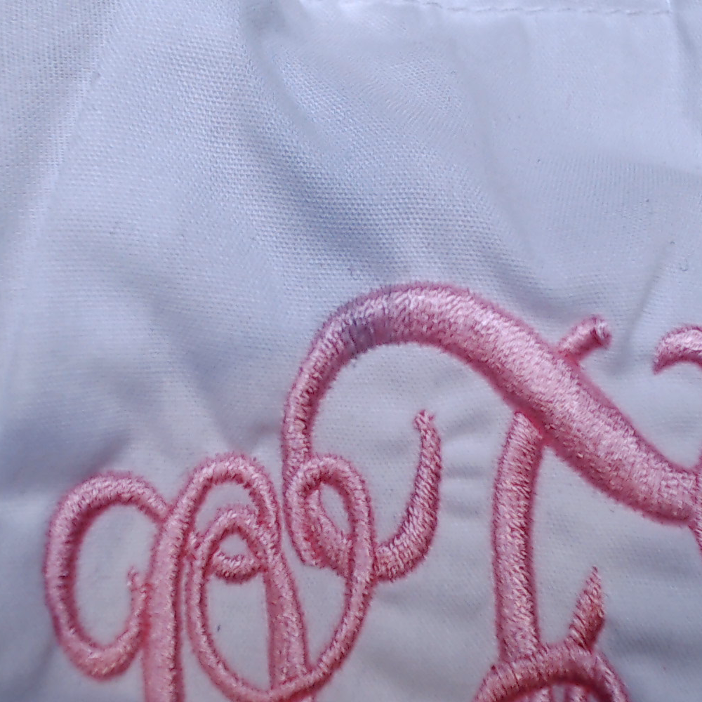 BLOOPER KIDS: Monogrammed White Eyelet Baby Bloomers