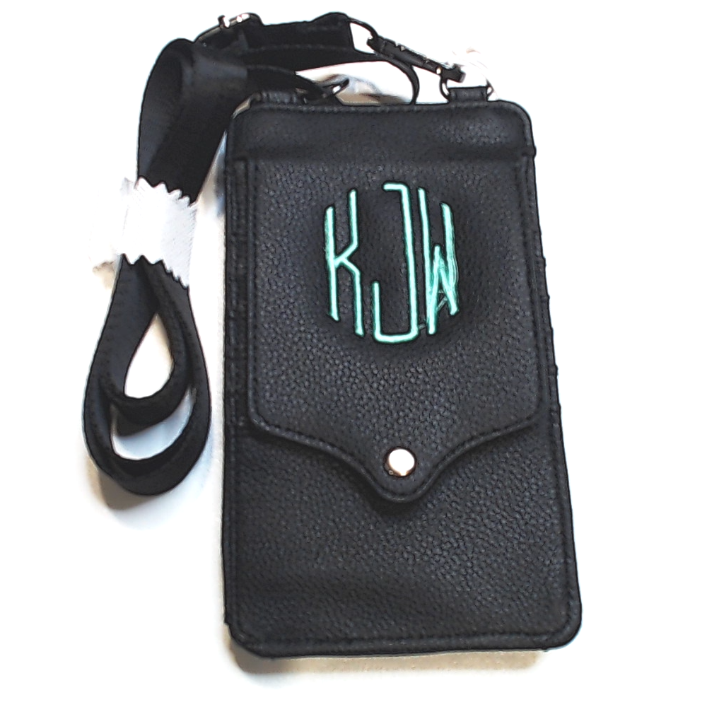 BLOOPER BAG: Monogrammed Phone Crossbody