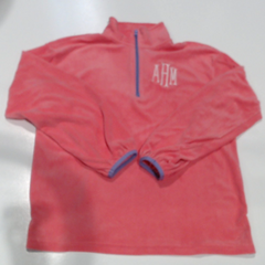BLOOPER CLOTHING: Monogrammed Puff Sleeve Fleece Pullover