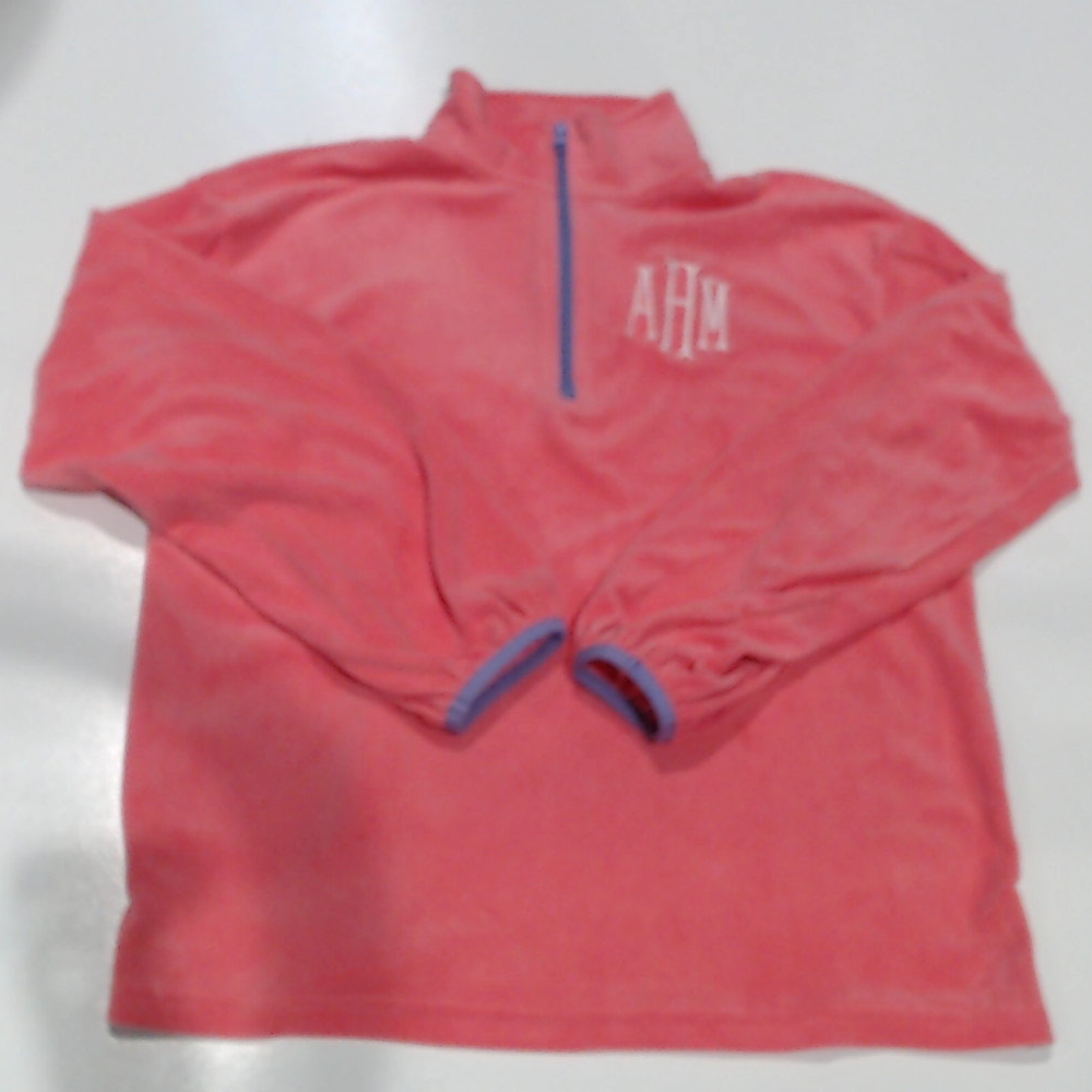 BLOOPER CLOTHING: Monogrammed Puff Sleeve Fleece Pullover