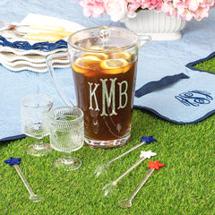 Clear acrylic pitcher with sweet tea