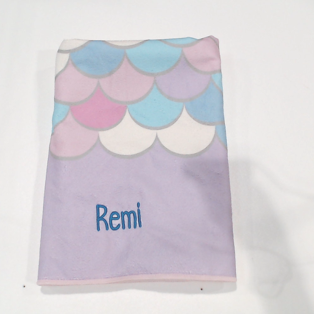 BLOOPER SWIM: Monogrammed Kids Beach Towel