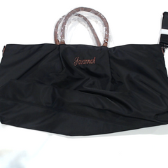 BLOOPER BAG: Monogrammed Classic Weekender Bag