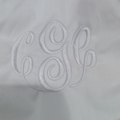 BLOOPER KIDS: Monogrammed White Eyelet Baby Bloomers