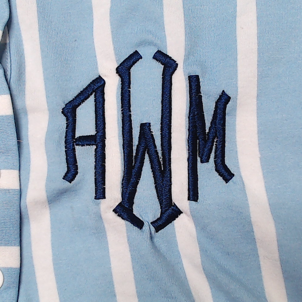 BLOOPER CLOTHING: Monogrammed Ruffle Top