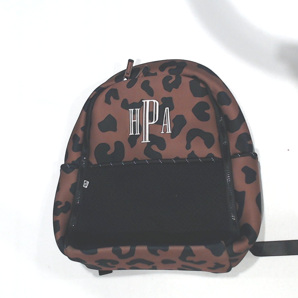 BLOOPER BAG: Monogrammed Neoprene Backpack
