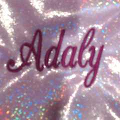 BLOOPER BAG: Monogrammed Shimmer Tote Bag