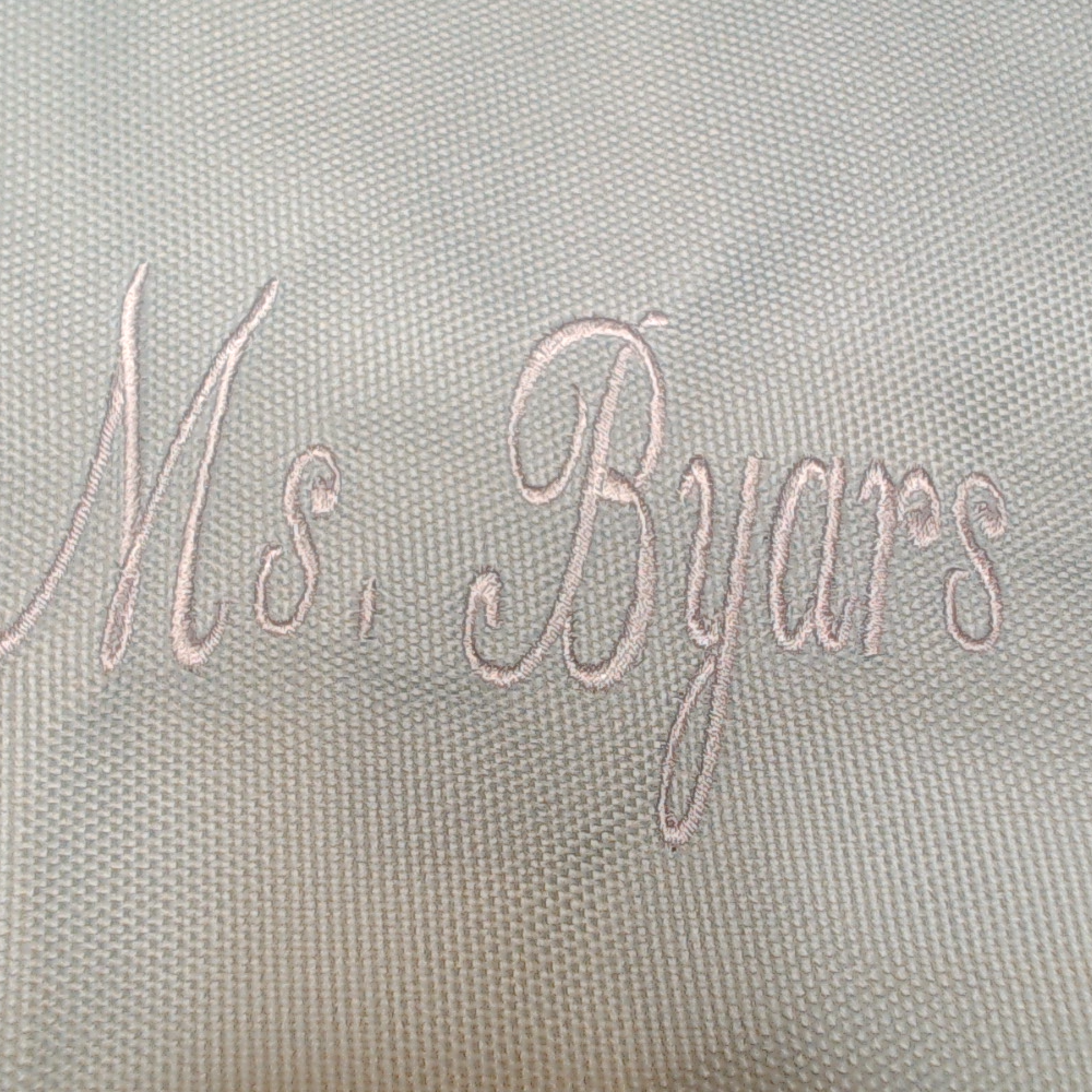 BLOOPER BAG: Monogrammed Tote Bag