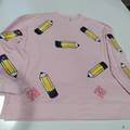 BLOOPER CLOTHING: Monogrammed Sequin Teacher Sweatshirt