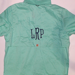 BLOOPER CLOTHING: Monogrammed Fishing Shirt